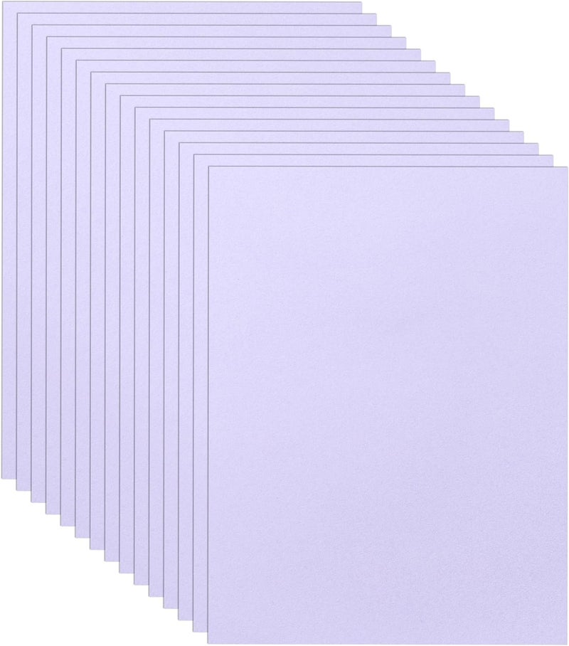 Guakicae 40 Sheets Light Purple Cardstock 8.5 x 11 Printer Paper, 75lb Heavyweight Paper Card Stock for Wedding, School Crafting, Invitations, Making Cards, Certificates - Image 1